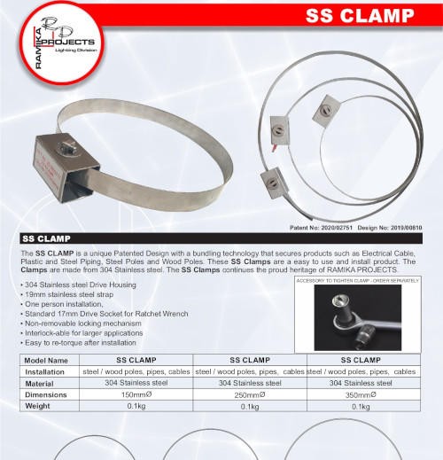 ramika projects ss-clamp